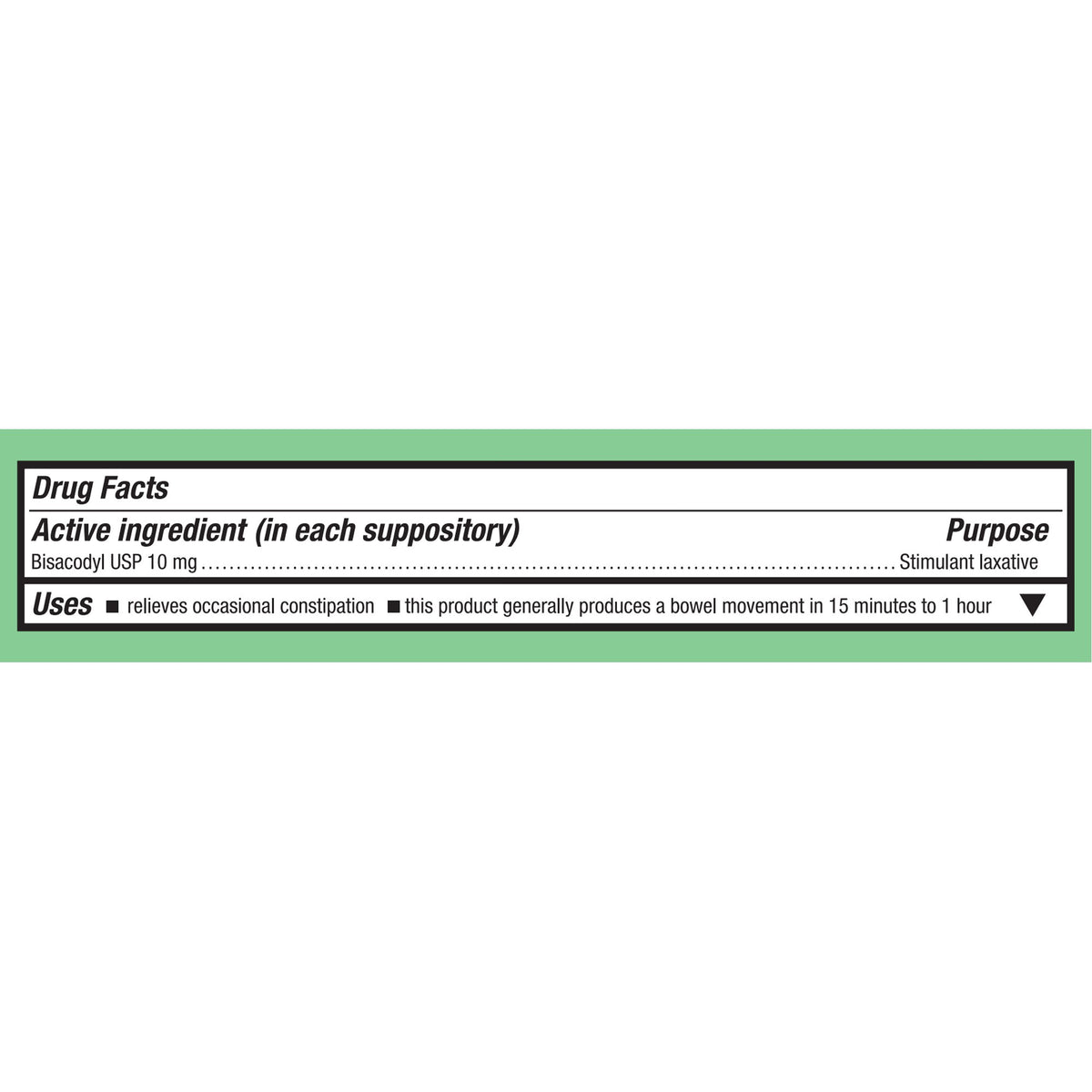 Health*Star Bisacodyl Laxative-Laxative Health Star Suppository 12 per Box 10 mg Strength Bisacodyl USP