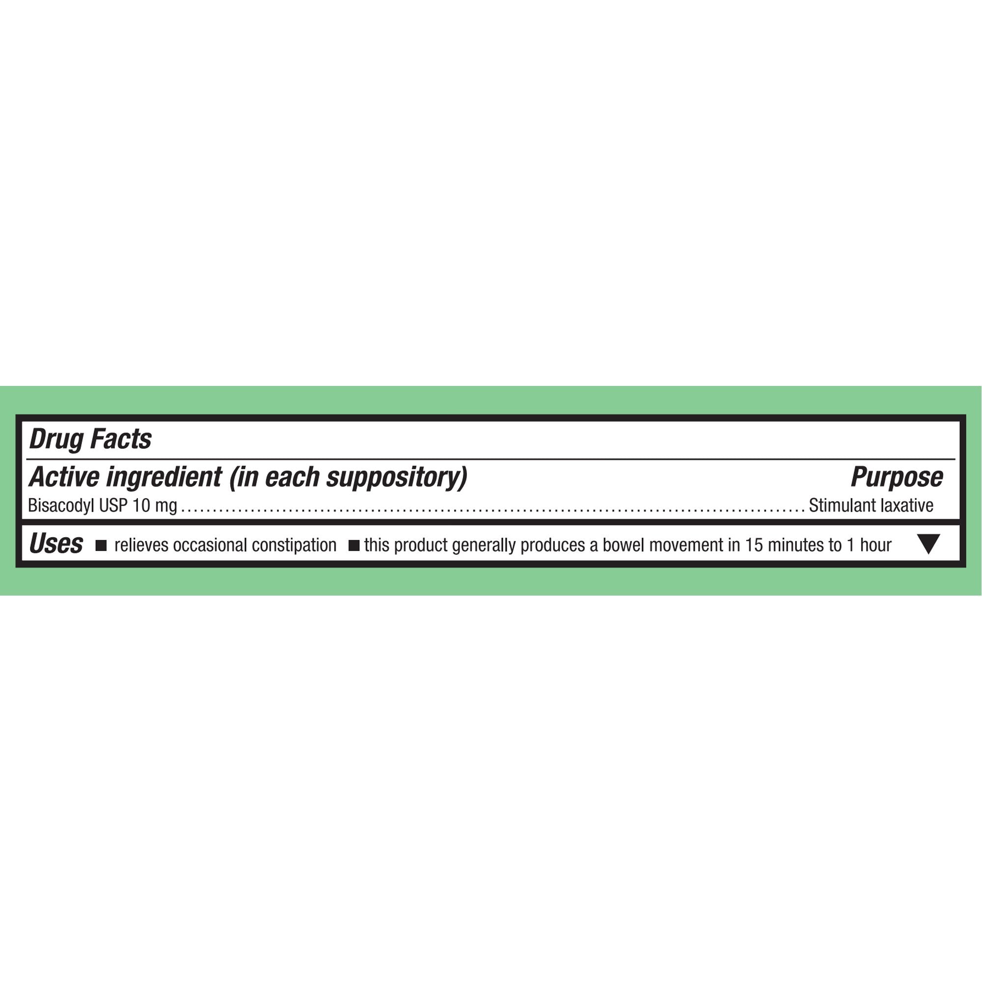 Health*Star Bisacodyl Laxative-Laxative Health Star Suppository 12 per Box 10 mg Strength Bisacodyl USP