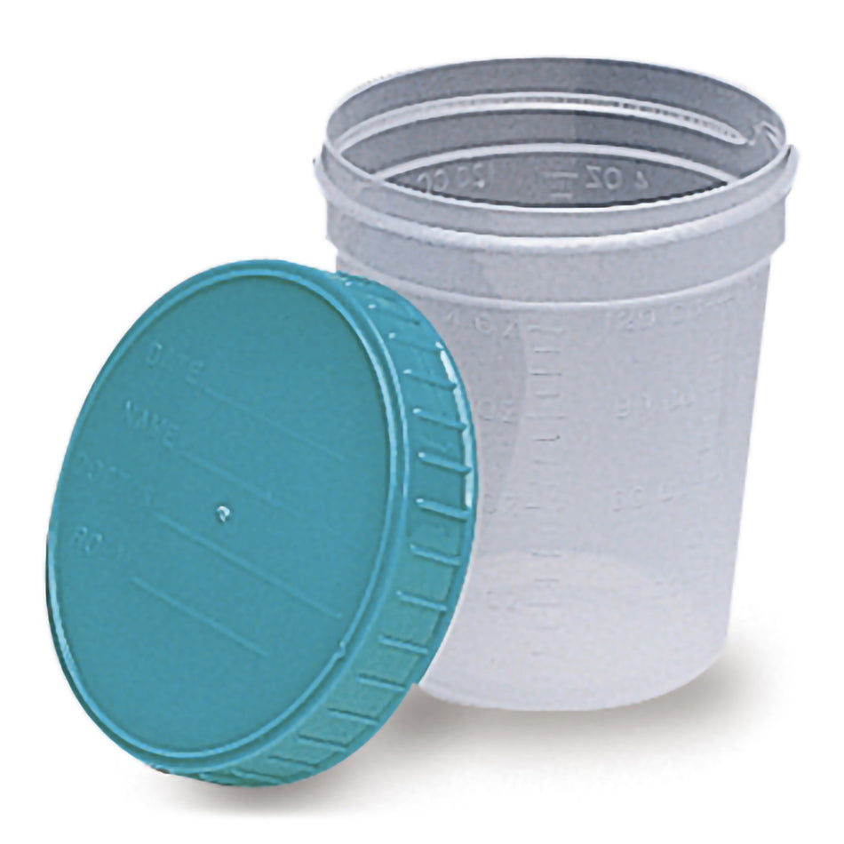 Gent-L-Kare Specimen Container, 120 mL-Specimen Container Gent-L-Kare 120 mL (4 oz.) Screw Cap NonSterile