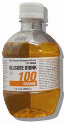 Glucose Drink Tolerance Beverage, Orange, 100 Gm-Glucose Tolerance Beverage Glucose Drink Orange 100 Gram 10 oz. per Bottle