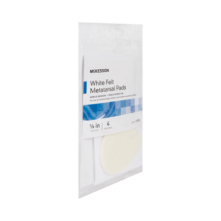 McKesson Pedi-Pads Metatarsal Cushion, 1/8-Inch Thick-Metatarsal Cushion McKesson Pedi-Pads Size 106-L Adhesive Foot