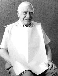 Encore Adult Bib, 18 x 30 Inch-Bib Encore Tie Closure Disposable Poly / Tissue