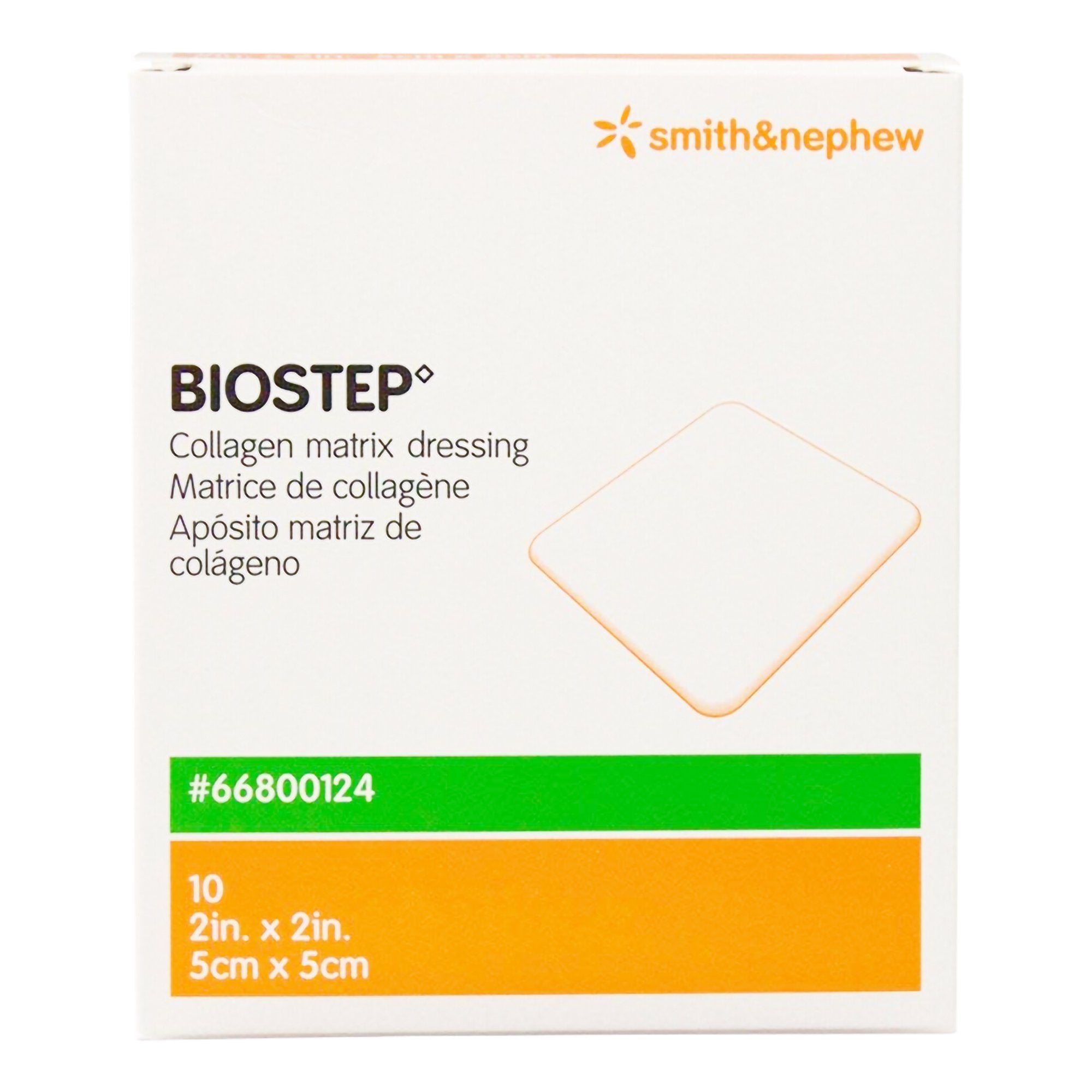 Biostep Collagen Dressing, 5 x 5 Centimeter-Collagen Dressing Biostep 2 X 2 Inch Square Sterile