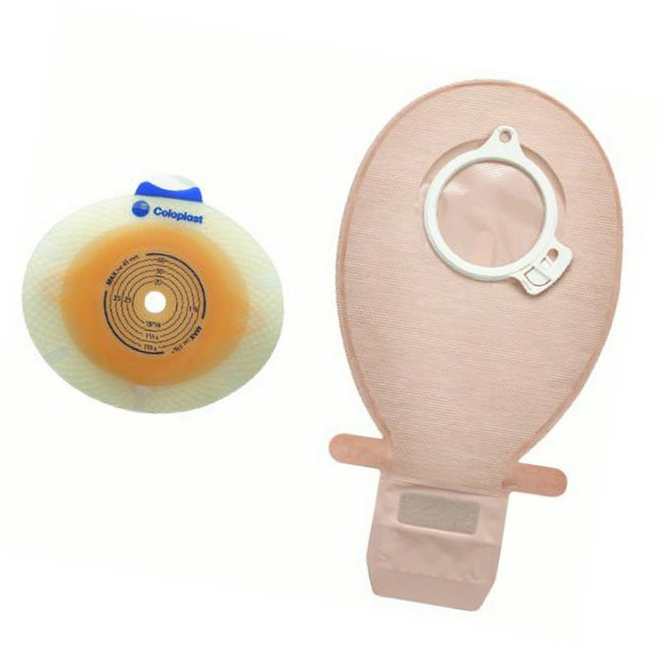 SenSura Click Two-Piece Closed End Opaque Filtered Ostomy Pouch, 8 Inch Length, 50 mm Flange-"Ostomy Pouch SenSura Click Two-Piece System 8-1/2 Inch Length, Maxi Without Barrier Closed End"