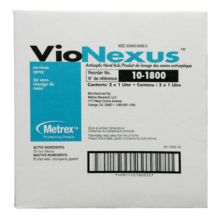 VioNexus Hand Sanitizer-"Hand Sanitizer VioNexus 1,000 mL Ethyl Alcohol Liquid Pump Bottle"