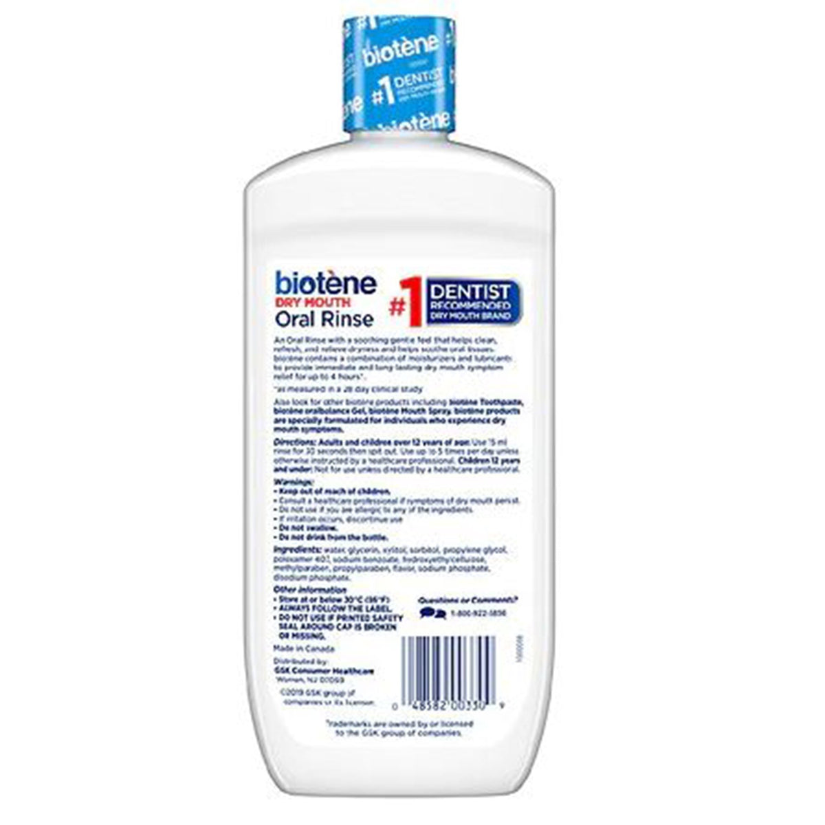 Biotene Dry Mouth Oral Rinse-Mouth Moisturizer Biotene 16 oz. Liquid