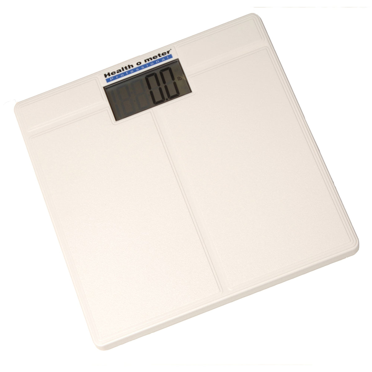 Health-o-meter Floor Scale-Floor Scale Health O Meter LCD Display 397 lbs. / 180 kg Capacity White Battery Operated