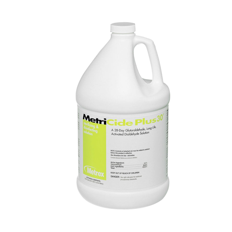 MetriCide Plus 30 Glutaraldehyde High Level Disinfectant-Glutaraldehyde High-Level Disinfectant MetriCide Plus 30 Activation Required Liquid 1 gal. Jug Reusable