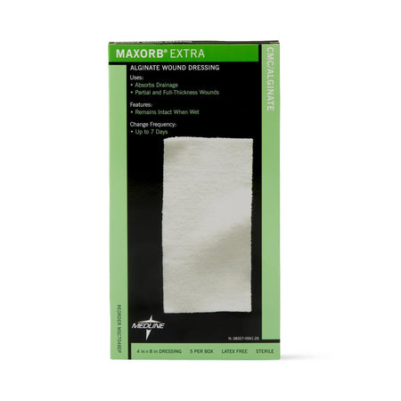Maxorb® Extra Alginate Dressing, 4 x 8 inch