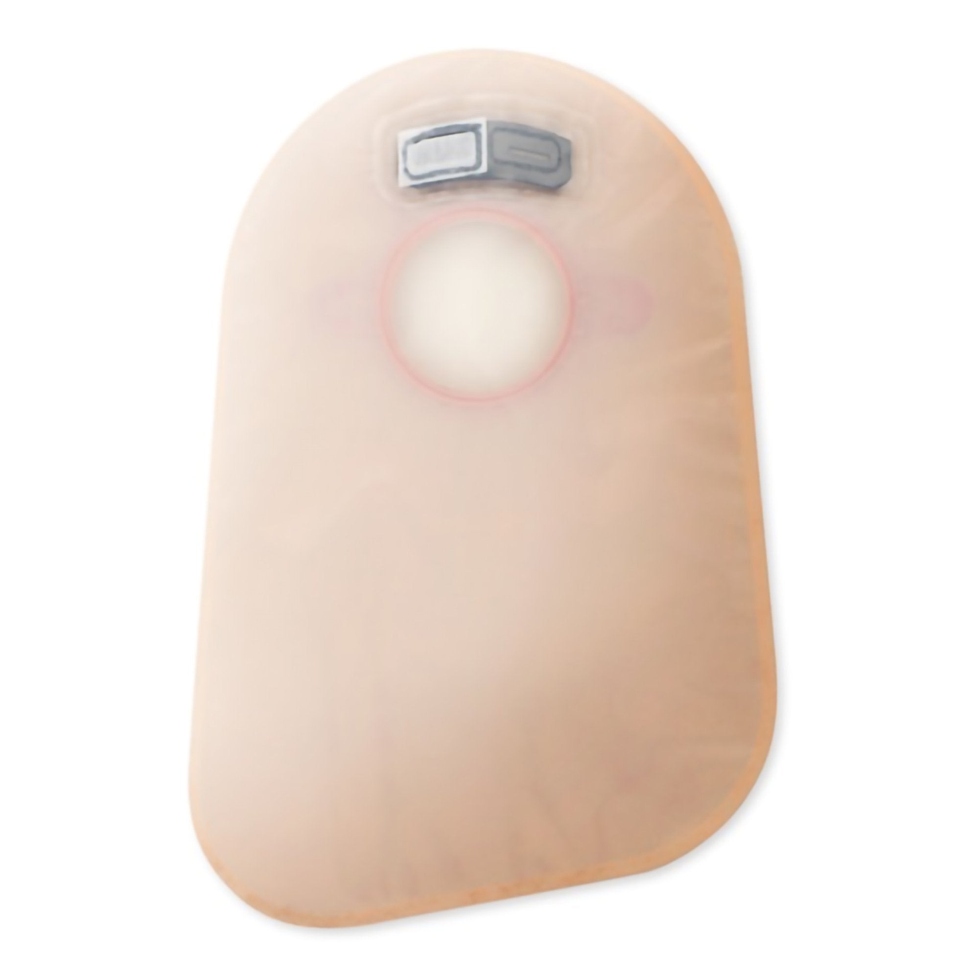 New Image Two-Piece Closed End Transparent Filtered Ostomy Pouch, 9 Inch Length, 1 Inch Flange-Ostomy Pouch New Image Two-Piece System 9 Inch Length Closed End