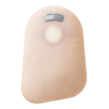 New Image Two-Piece Closed End Transparent Filtered Ostomy Pouch, 9 Inch Length, 1 Inch Flange-Ostomy Pouch New Image Two-Piece System 9 Inch Length Closed End
