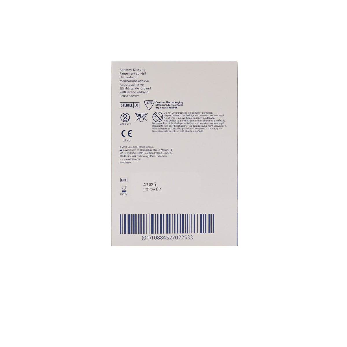Telfa™ White Adhesive Dressing, 2 x 3 Inch