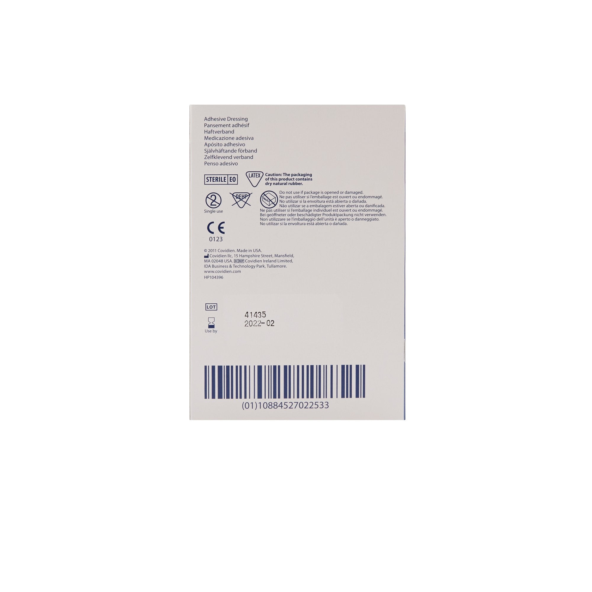 Telfa™ White Adhesive Dressing, 2 x 3 Inch