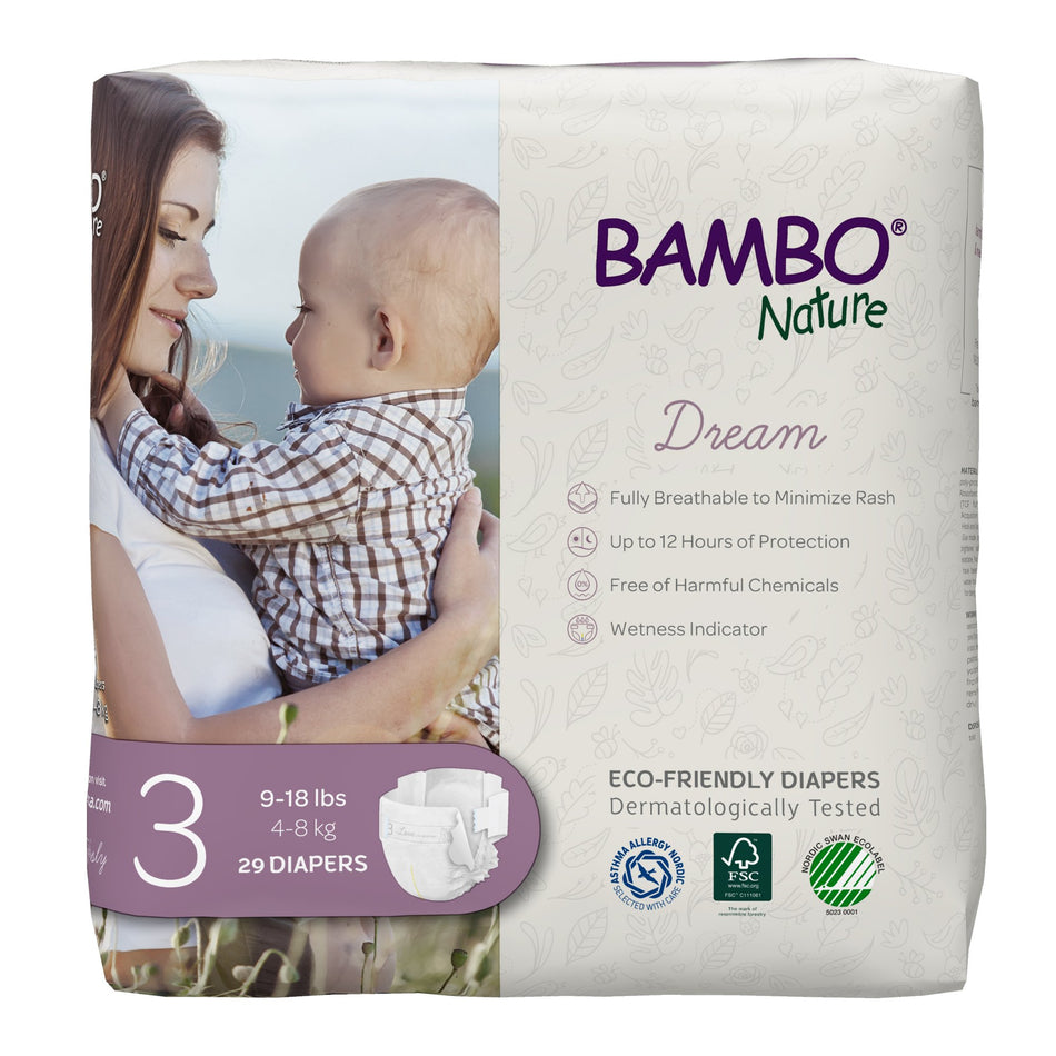Bambo® Nature Diaper, Size 3 - Incontinence>Pediatric Diapers and Training Pants - Abena North America