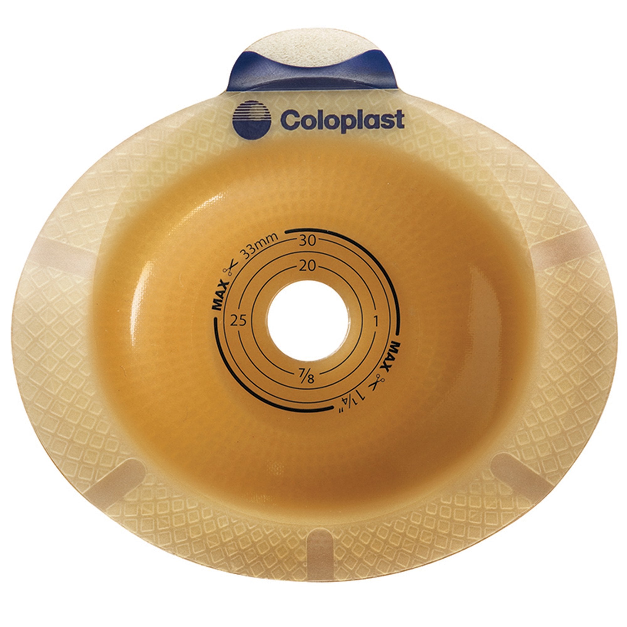 SenSura® Click Convex Light Ostomy Barrier, Trim to Fit 15 – 33 mm, Red Match - Ostomy>Barriers - Coloplast
