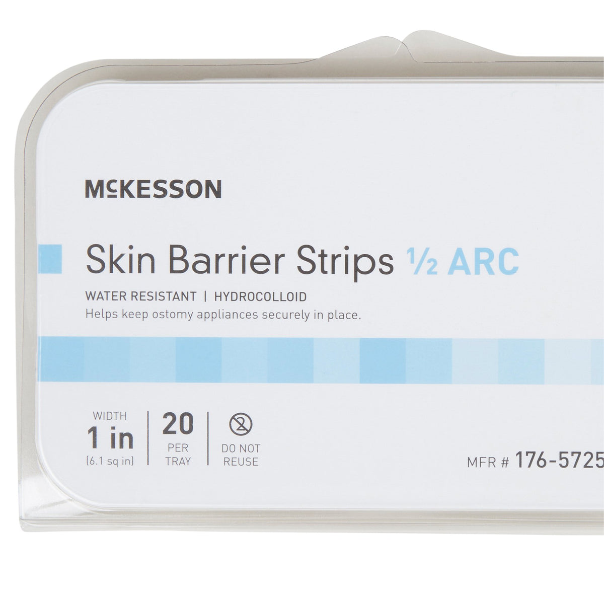 McKesson Skin Barrier Arc Strip-Skin Barrier Strip McKesson