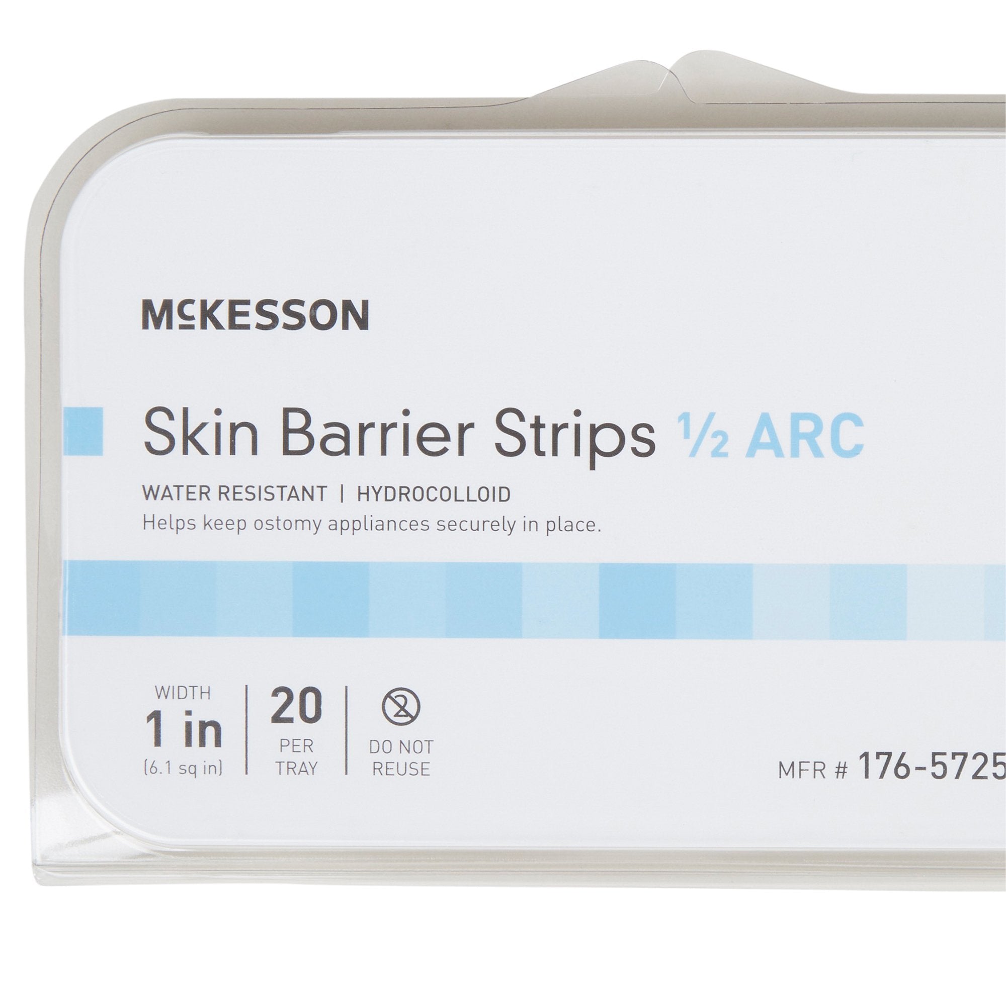 McKesson Skin Barrier Arc Strip-Skin Barrier Strip McKesson