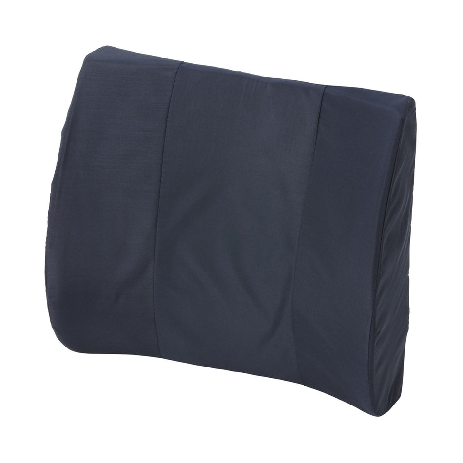Mabis Lumbar Support Seat Cushion, Navy-Lumbar Support Cushion HealthSmart 14 W X 13 L Inch Foam