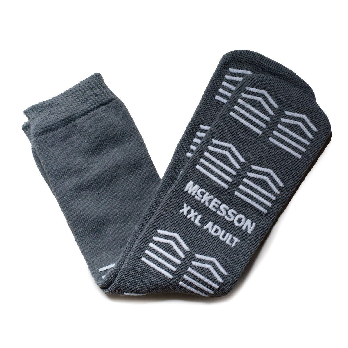McKesson Slipper Socks, Double Tread, 2X-Large, Gray - Apparel>Slippers and Slipper Socks - McKesson Brand