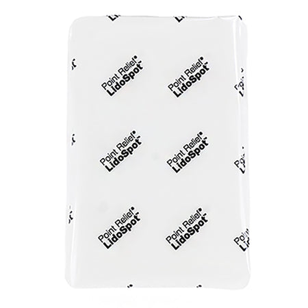 LidoSpot Topical Pain Relief-Topical Pain Relief LidoSpot 4% - 1% Strength Lidocaine / Menthol Patch 5 per Box