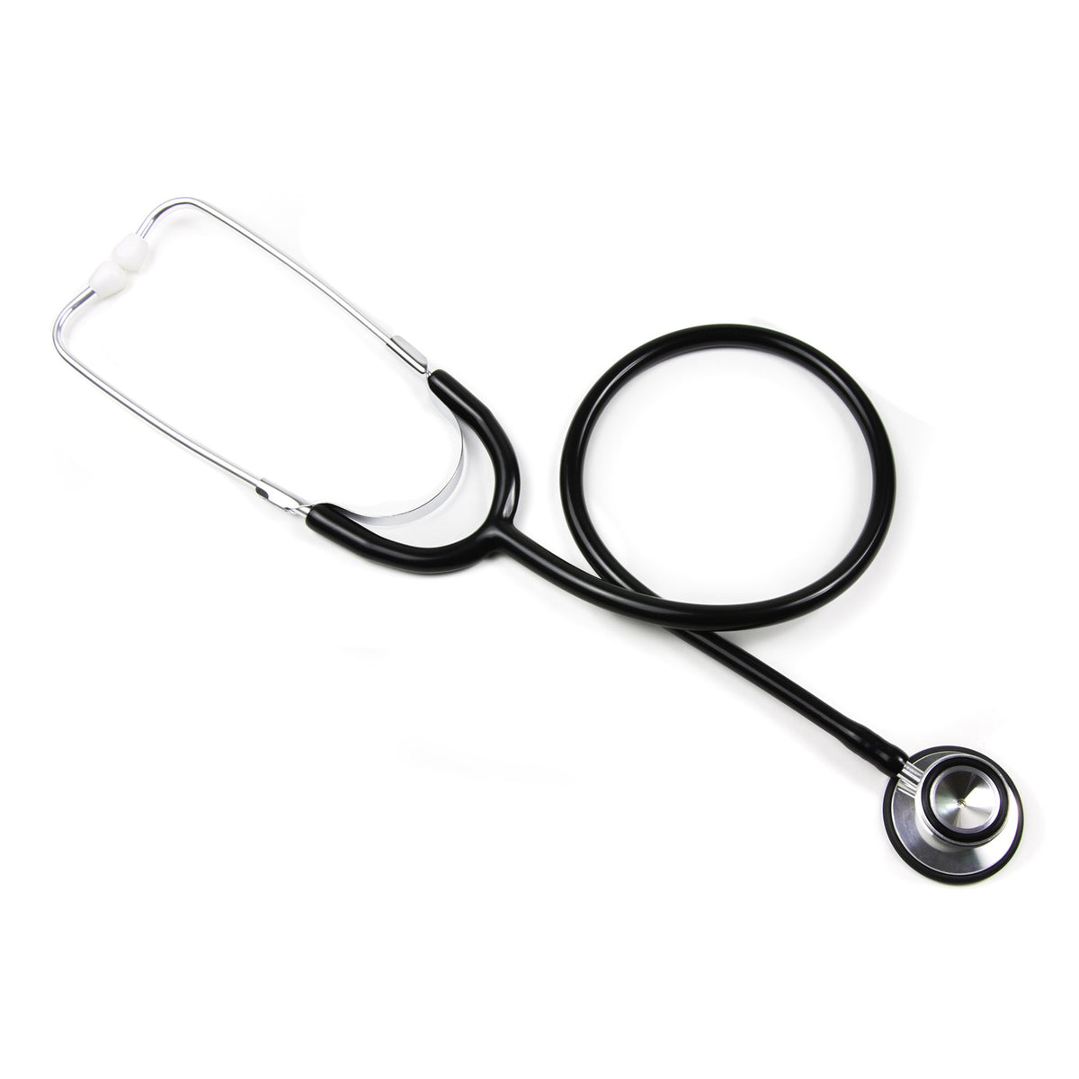 McKesson Basic Classic Stethoscope-General Exam Stethoscope McKesson Black 1-Tube 22 Inch Tube Double Sided Chestpiece