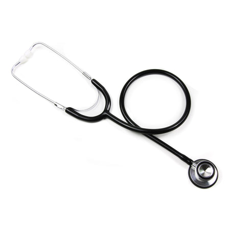 McKesson Basic Classic Stethoscope-General Exam Stethoscope McKesson Black 1-Tube 22 Inch Tube Double Sided Chestpiece
