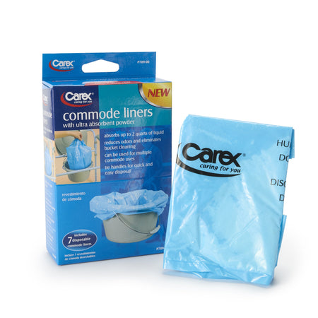 Carex� Commode Liner, 14 x 14 Inch-Carex� Commode Liner
