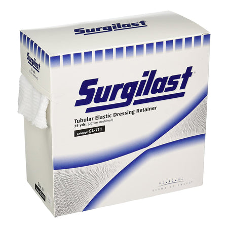 Surgilast Elastic Net Retainer Dressing, Size 10, 25 Yard-Elastic Net Retainer Dressing Surgilast Tubular Elastic 25 Yard Size 10 White X-Large Chest / Back / Perineum / Axilla NonSterile