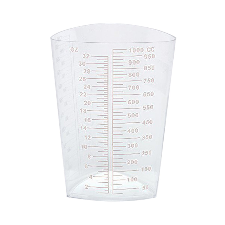OakRidge Translucent Graduated Beaker, 1,000 mL-"Graduated Beaker Oakridge Products Pathology Container Polypropylene 1,000 mL (32 oz.)"