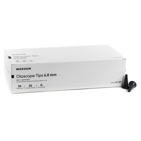 McKesson Otoscope Tip-Ear Speculum Tip Plastic 4 mm Disposable