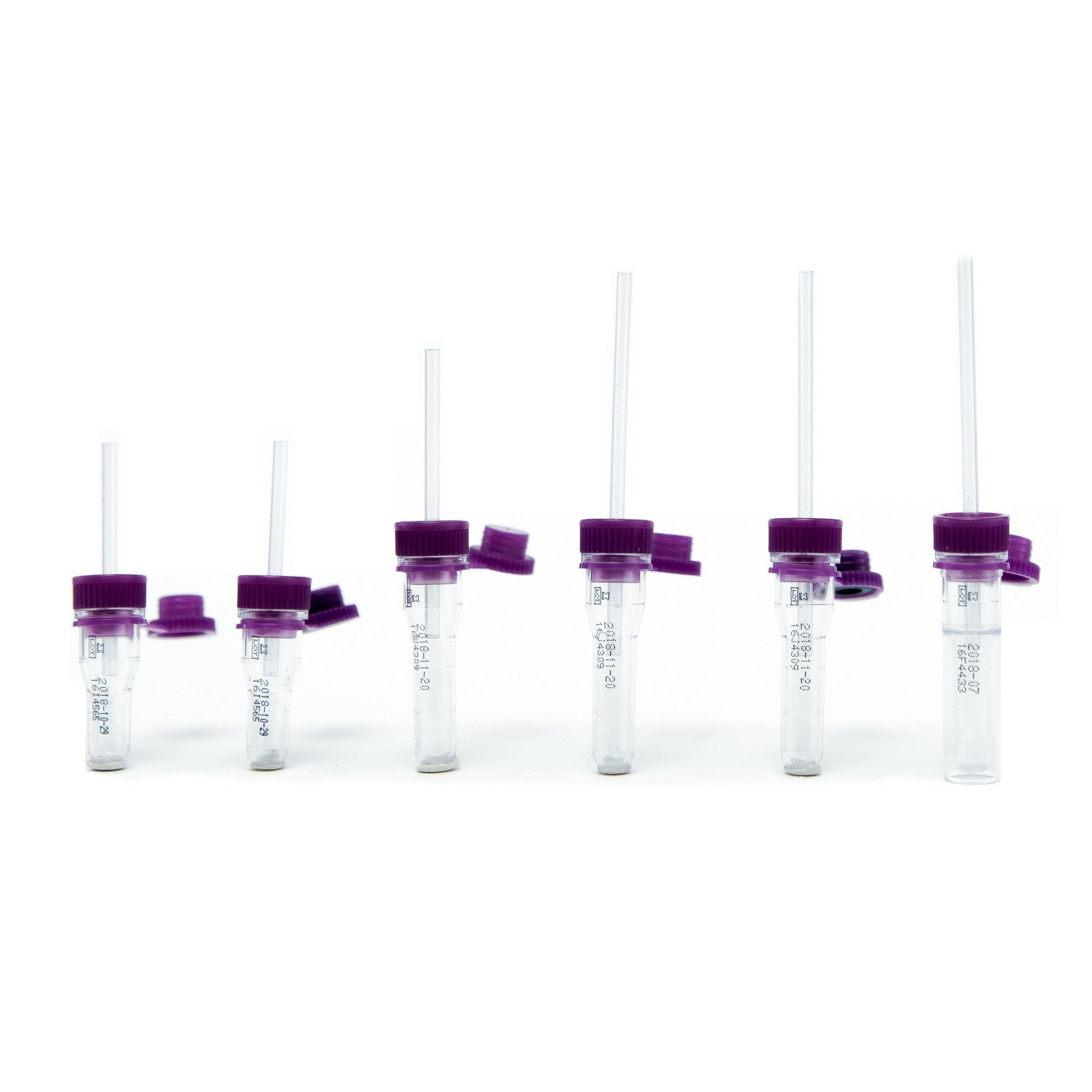 Safe-T-Fill Capillary Blood Collection Tube, 125 L, 1.1 mm diameter-Safe-T-Fill Capillary Blood Collection Tube K2 EDTA Additive 125 L Pierceable Attached Cap Plastic Tube