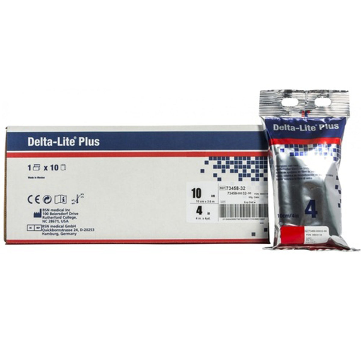 Delta-Lite Plus Red Cast Tape, 2 Inch x 4 Yard-Cast Tape Delta-Lite Plus 2 Inch X 12 Foot Fiberglass / Resin Red