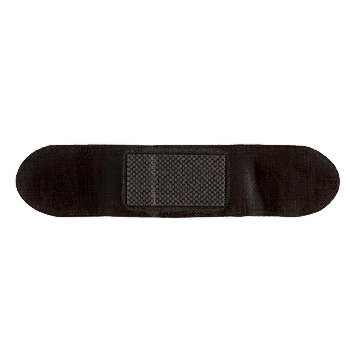 Patch Adhesive Strip with Charcoal, 3/4 x 3 Inch-Adhesive Strip Patch 3/4 X 3 Inch Bamboo / Activated Charcoal Rectangle Black Sterile