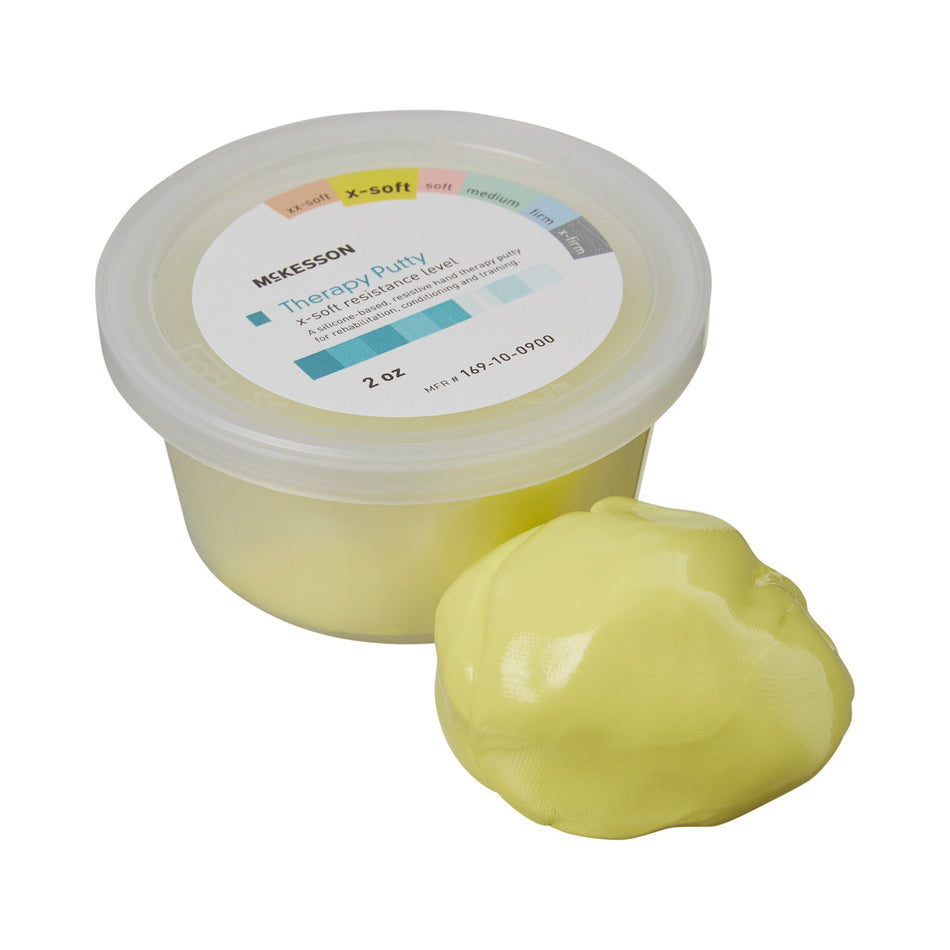 McKesson Therapy Putty, Yellow, Extra-Soft, 2 oz.-Therapy Putty McKesson X-Soft 2 oz.