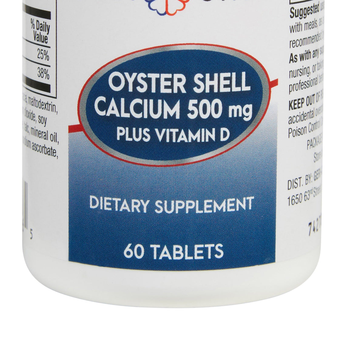 Geri-Care® Oyster Shell Calcium with Vitamin D-3 Joint Health Supplement - Pharmaceuticals>Over the Counter>Nonprescriptio...