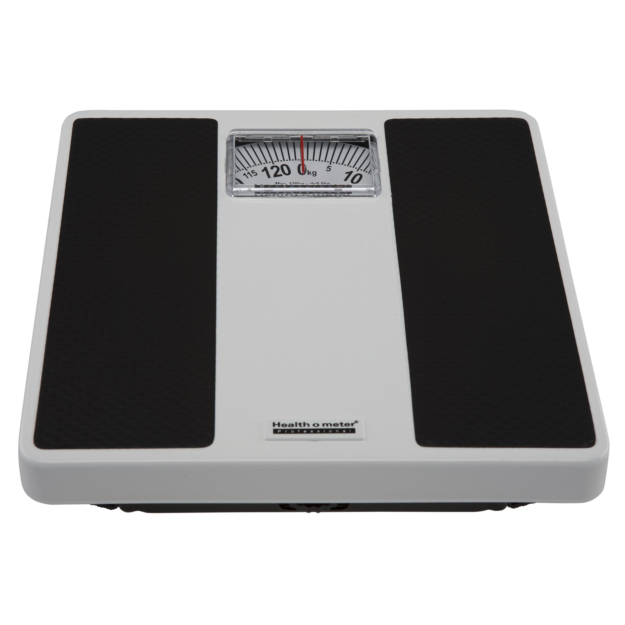 Health O Meter Mechanical Floor Scale-Floor Scale Health O Meter Dial Display 270 lbs. Capacity Black / White Analog