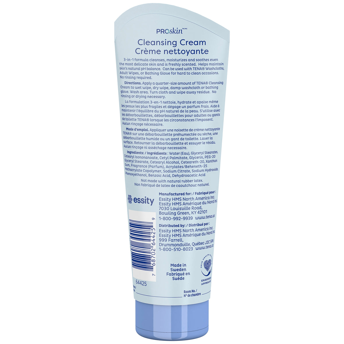 Tena® Body Wash Cleansing Cream, Alcohol-Free, White, 3-in-1 Formula, 8.5 ounces - Personal Hygiene>Skin Care>Soaps - Essi...