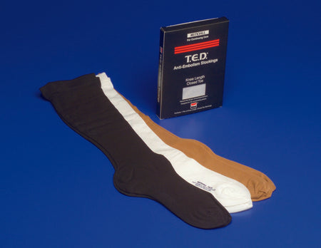 T.E.D. Knee High Anti-embolism Stockings, Medium / Regular, Beige-Anti-embolism Stocking T.E.D. Knee High Medium / Regular Beige Closed Toe