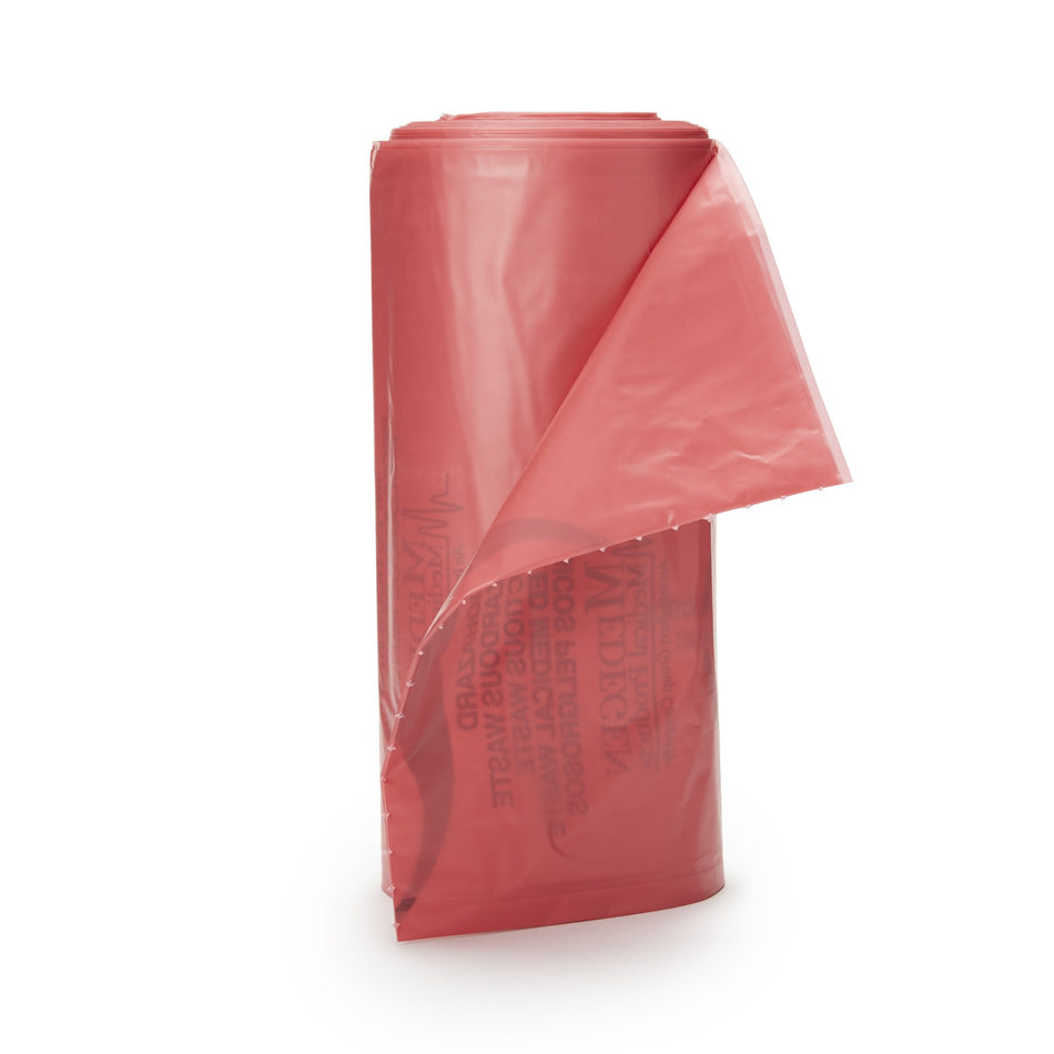 McKesson Infectious Waste Bag-Infectious Waste Bag McKesson 30 to 33 gal. Red Bag LLDPE 31 X 41 Inch
