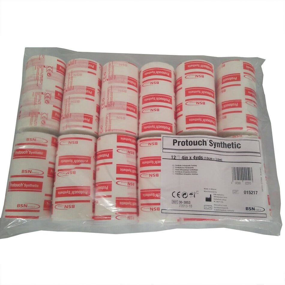 Protouch Synthetic White Undercast Cast Padding, 4 Inch x 4 Yard-Cast Padding Undercast Protouch Synthetic 4 Inch X 4 Yard Synthetic NonSterile