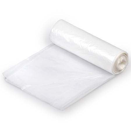 Colonial Bag Medium Duty Trash Bag, White, 15 gal.-Trash Bag Colonial Bag 15 gal. White LLDPE 0.45 mil 24 X 32 Inch X-Seal Bottom Flat Pack