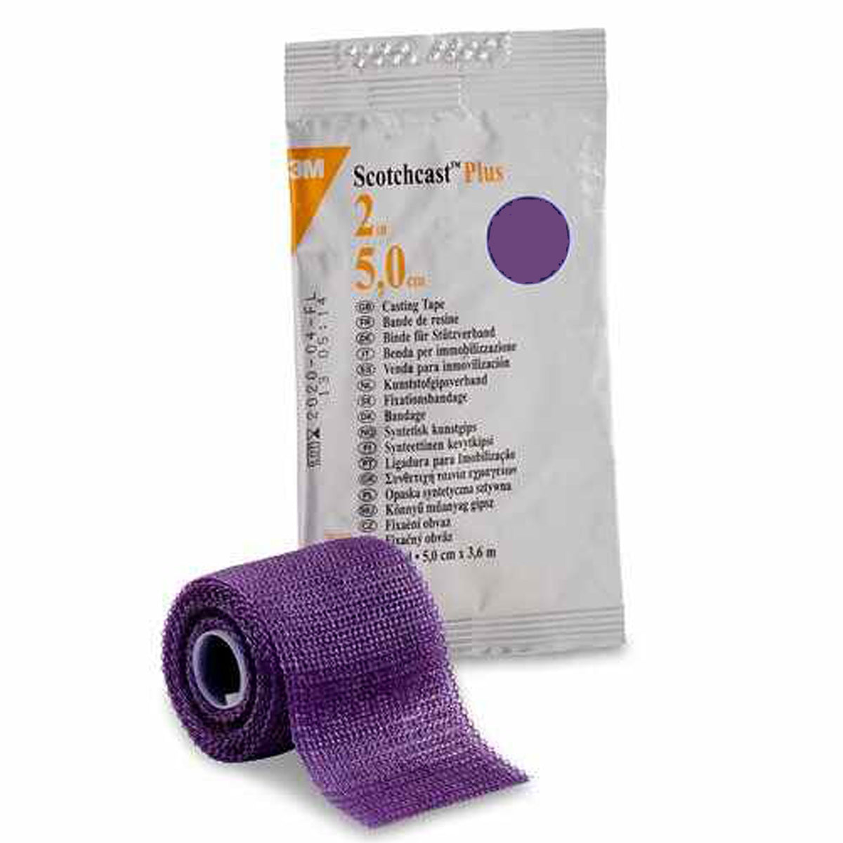 3M™ Scotchcast™ Plus Purple Cast Tape, 2 Inch x 4 Yard - Orthopedic>Casting>Cast and Splint Materials - Solventum Corporation