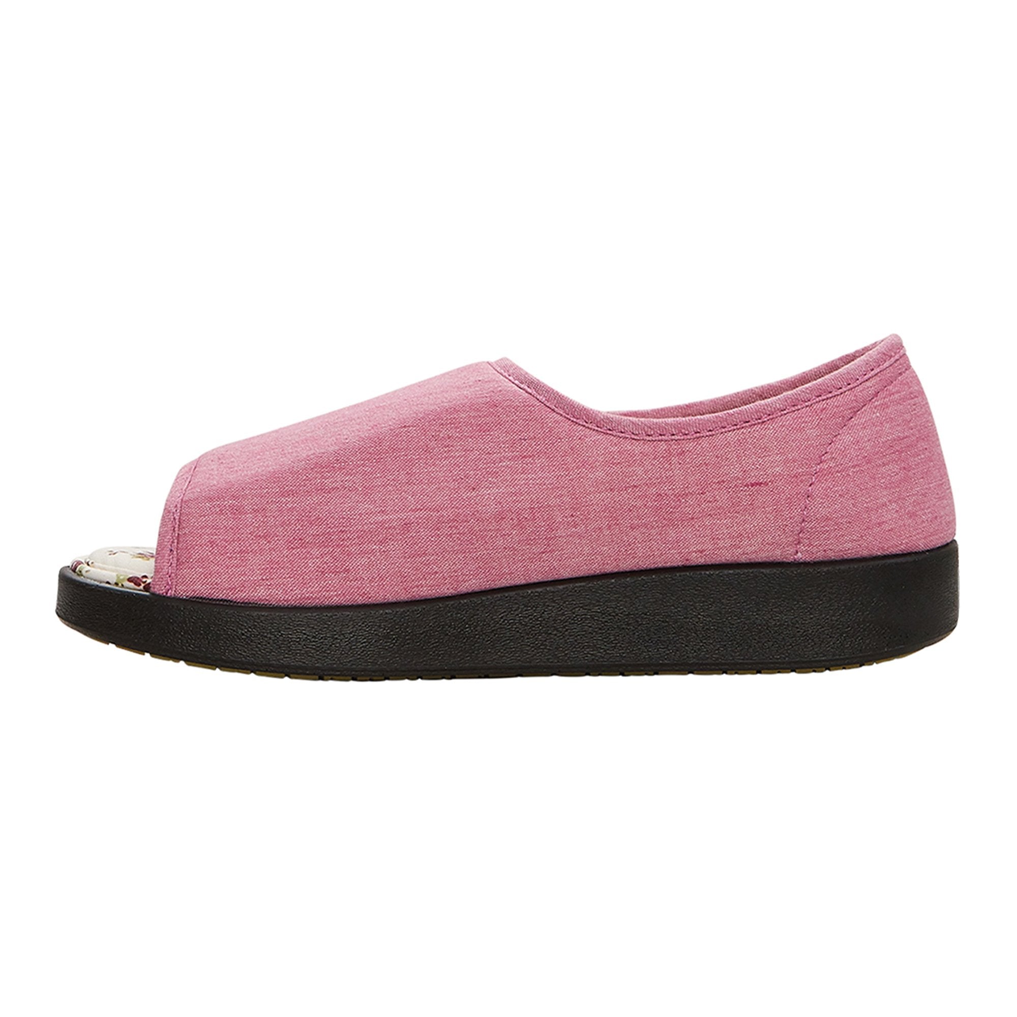 Silverts® Hook and Loop Closure Shoe, Size 9, Misty Rose