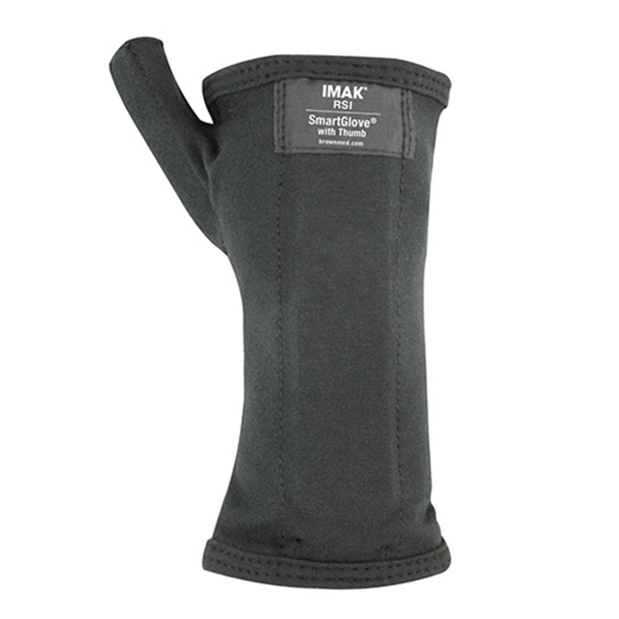 IMAK RSI SmartGlove with Thumb Support Glove, Small, Black-Wrist / Hand Support IMAK RSI SmartGlove with Thumb Support Cotton / Spandex Left or Right Hand Black Small