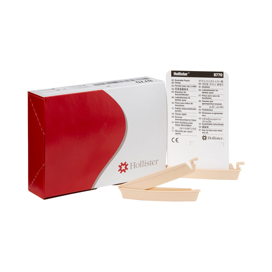 Hollister Drainable Pouch Clamp-Drainable Pouch Clamp Hollister Beige