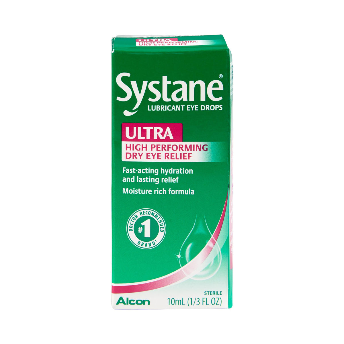 Systane Ultra Eye Lubricant-Eye Lubricant Systane Ultra 0.34 oz. Eye Drops