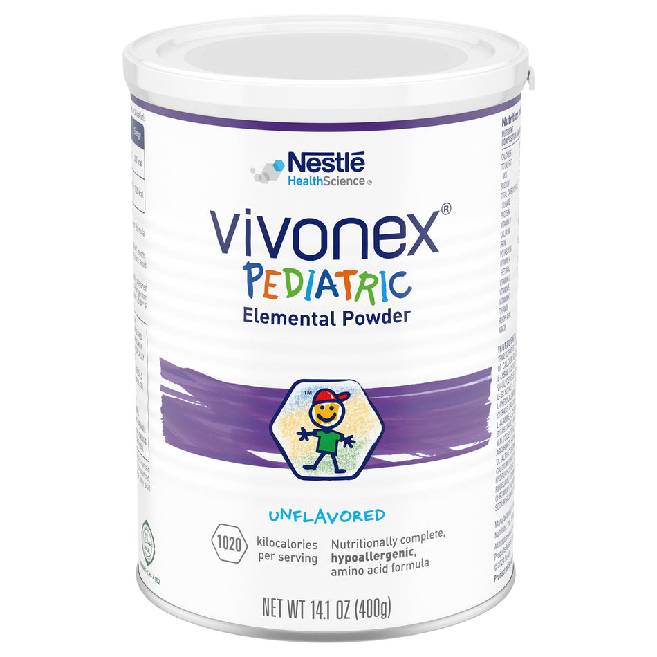 Pediatric Oral Supplement Vivonex® Pediatric Unflavored 400 Gram Can Powder Amino Acid - Nutritionals and Feeding Supplies...