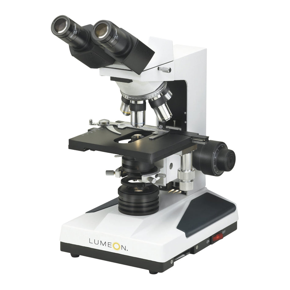 McKesson LUMEON Hematology Microscope-"McKesson LUMEON Hematology Microscope Binocular Head 4X, 10X, 40X, 50X Oil and 100X Oil Achromatic Objectives"