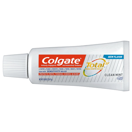 Colgate Total Toothpaste, Clean Mint Flavor, 0.88 oz Tube-Toothpaste Colgate Total Clean Mint Flavor 0.88 oz. Tube
