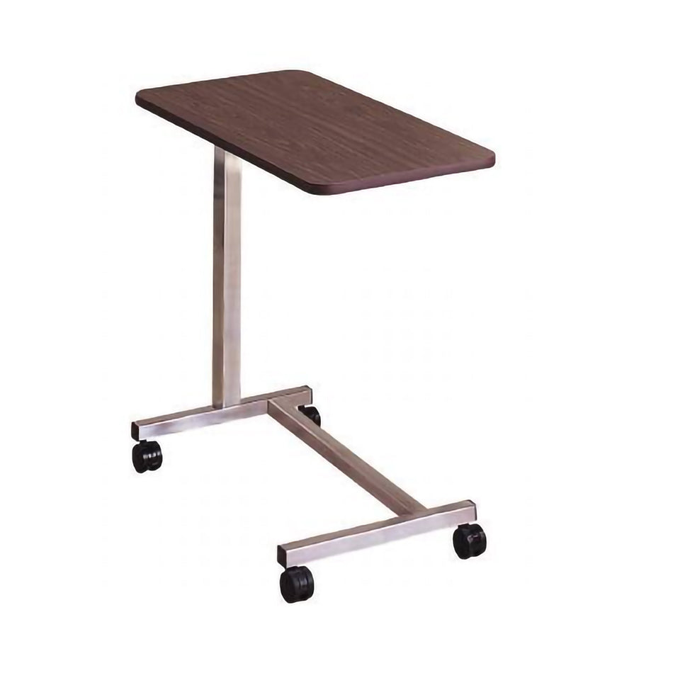 McKesson Overbed Table-Overbed Table McKesson Non-Tilt Spring Assisted Lift 28-1/4 to 43-1/4 Inch Height Range